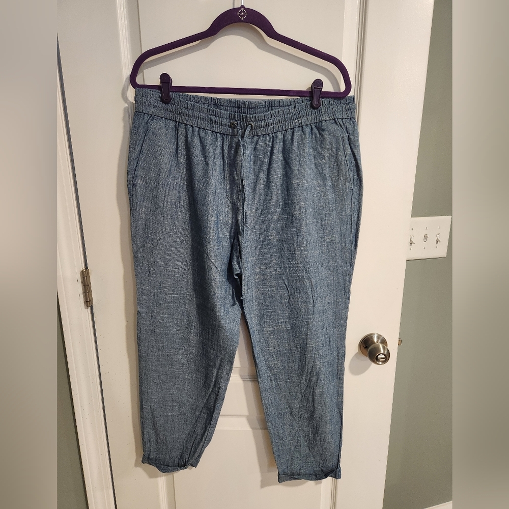 J Crew Chambray Pants